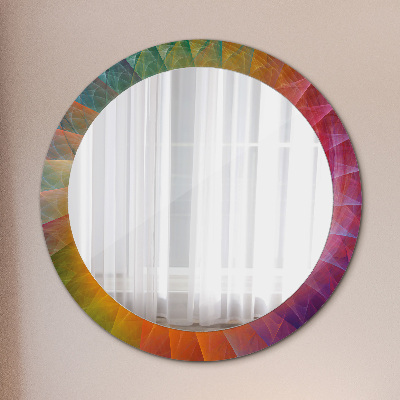Lustro z nadrukiem dekoracyjne okrągłe Hipnotyczna spirala