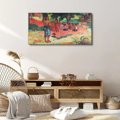 Obraz na Płótnie Szeptane słowa Gauguin