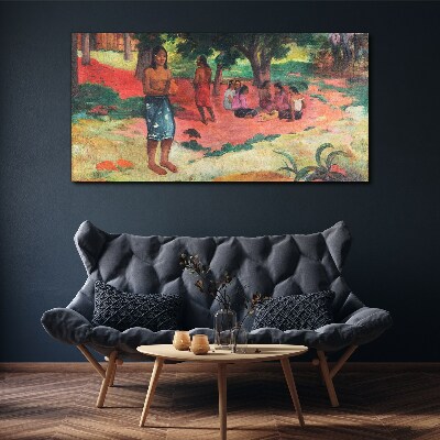 Obraz na Płótnie Szeptane słowa Gauguin
