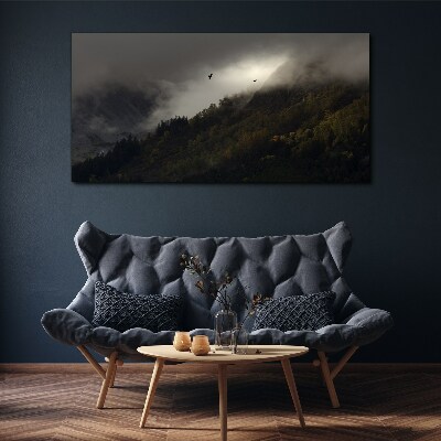 Obraz Canvas Malarstwo Chmura Góra
