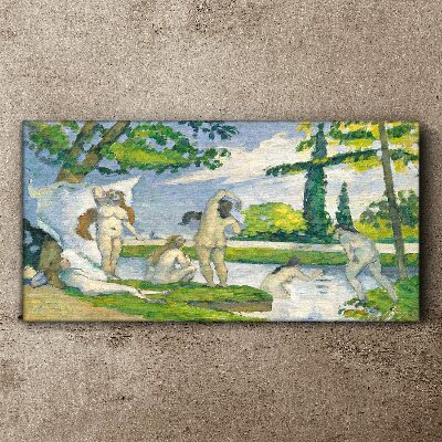 Obraz na Płótnie Kąpiących się Paul Cézanne