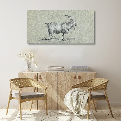 Obraz Canvas Nowoczesny zwierzę koza
