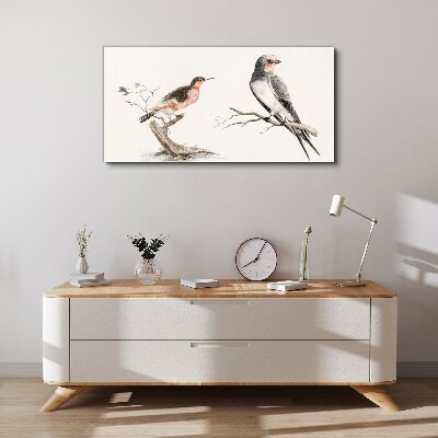 Obraz Canvas Rysunek Zwierzęta Ptaki