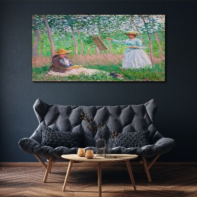 Obraz Canvas Kobieta z Parasolem Monet