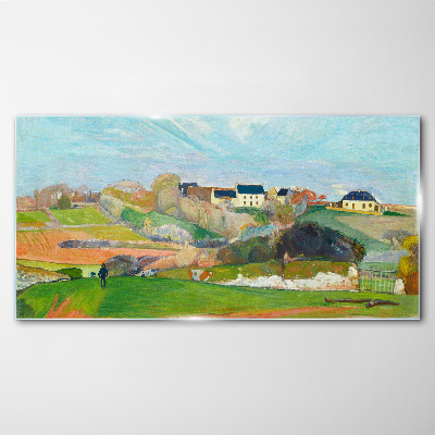 Obraz na Szkle Krajobraz w Le Pouldu Gauguin