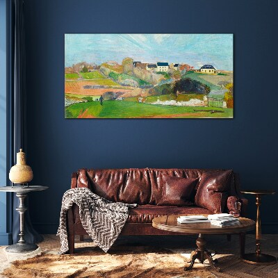 Obraz na Szkle Krajobraz w Le Pouldu Gauguin
