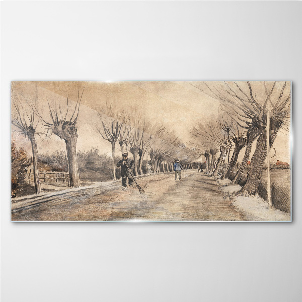 Obraz Szklany Road in Etten Van Gogh