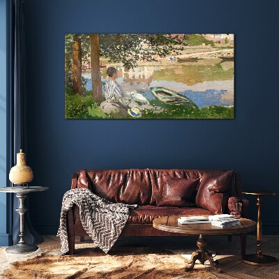 Obraz Szklany Sekwana Bennecourt Monet