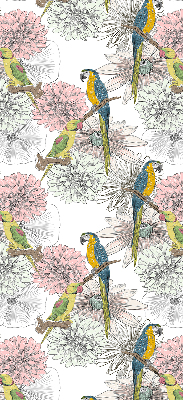 Roleta wewnętrzna Papugi na gałęzi