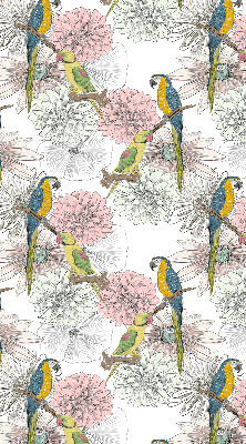 Roleta wewnętrzna Papugi na gałęzi