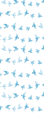 Roleta wewnętrzna Niebieskie ptaki