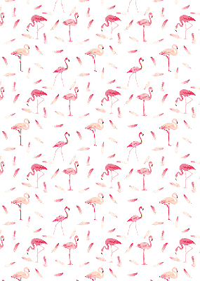 Roleta przeciwsłoneczna Flamingi i ich pióra