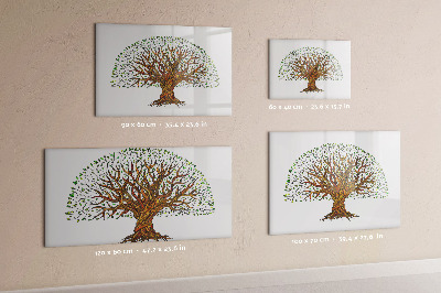 Tablica magnetyczna Drzewo korzenie
