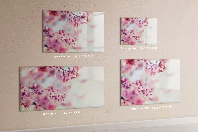 Tablica magnetyczna na magnesy na ścianę Kwiaty wiosna