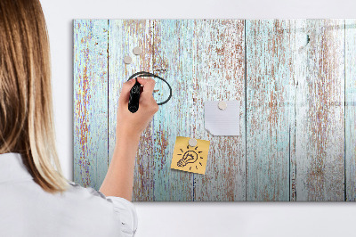 Tablica magnetyczna na magnesy na ścianę Pastelowe drewno