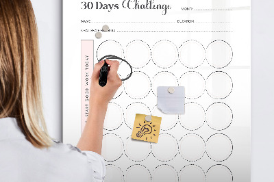 Tablica magnetyczna do rysowania 30-dniowe wyzwanie