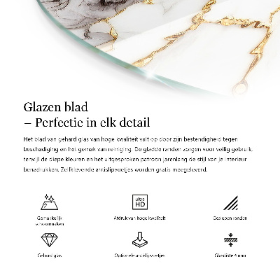 Blat szklany Urok naturalnego drewna
