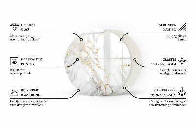 Blat szklany Urok naturalnego drewna