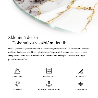 Blat szklany Ekologiczna struktura drewna