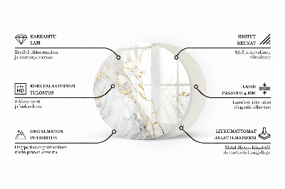 Blat szklany Ekologiczna struktura drewna