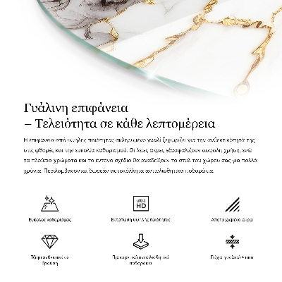 Blat szklany Ekologiczna struktura drewna