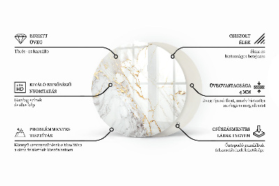 Blat szklany Ekologiczna struktura drewna
