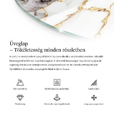 Blat szklany Ekologiczna struktura drewna