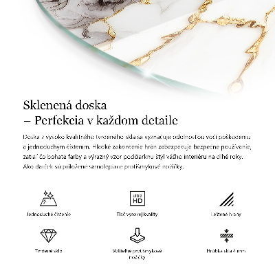 Blat szklany Ekologiczna struktura drewna