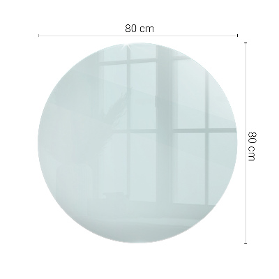 Blat na stolik okrągły transparentny