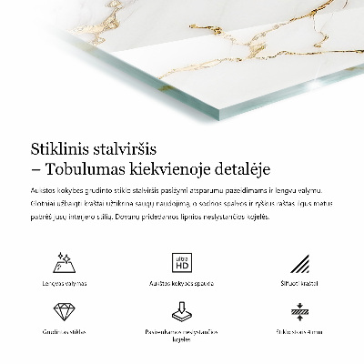 Bat na stół Marmurowa struktura wzoru