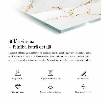 Bat na stół Marmurowa struktura wzoru