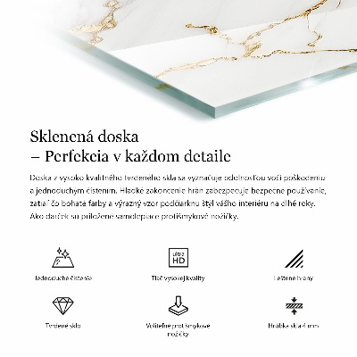 Bat na stół Marmurowa struktura wzoru