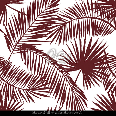 Fototapeta Minimalistyczne Liście Palmowe