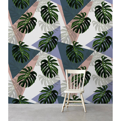 Fototapeta Monstera w Pastelowych Barwach