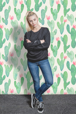 Fototapeta Bezkolczaste Kaktusy