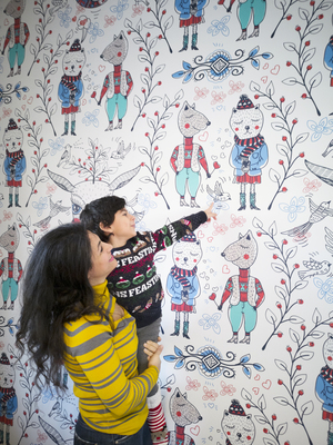 Fototapeta Grudniowa Przechadzka