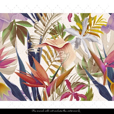 Fototapeta Tropikalna Tęczowa Roślinność