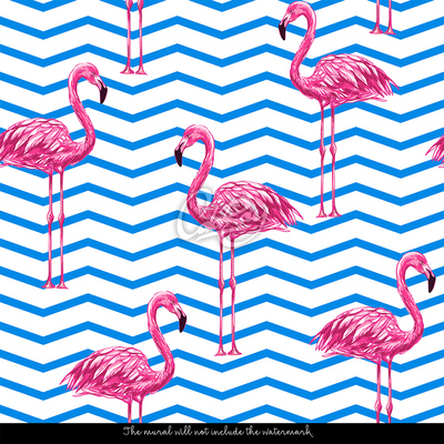 Fototapeta Mądre Flamingi
