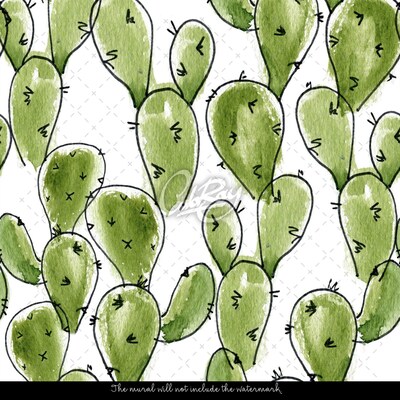 Fototapeta Kreskówkowy Meksykański Kaktus