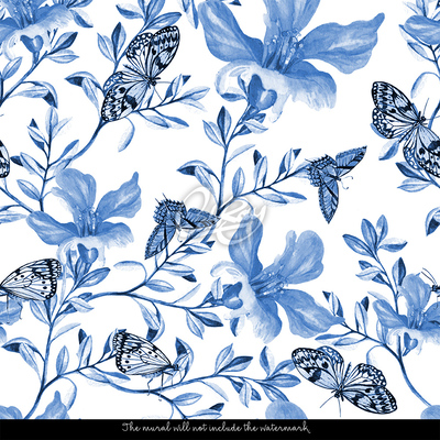 Fototapeta Niebieski świat motyli