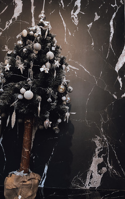 Fototapeta Elegancja Czarnego Marmuru