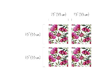 Naklejki Ikea Kallax Różowe Magnolie
