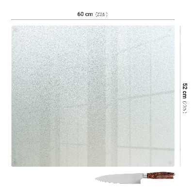 Szklana deska do krojenia prostokątna półprzezroczysta