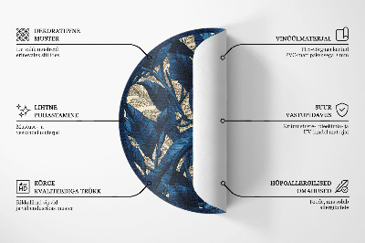 Dywan winylowy okrągły Orientalna geometria