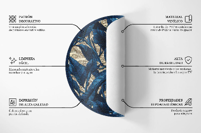 Dywan winylowy okrągły Orientalna geometria