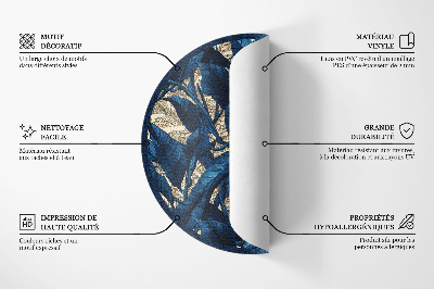 Dywan winylowy okrągły Orientalna geometria