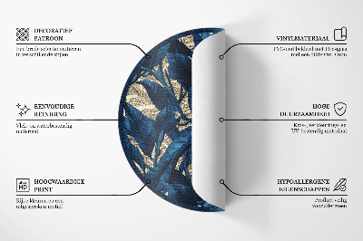 Dywan winylowy okrągły Orientalna geometria