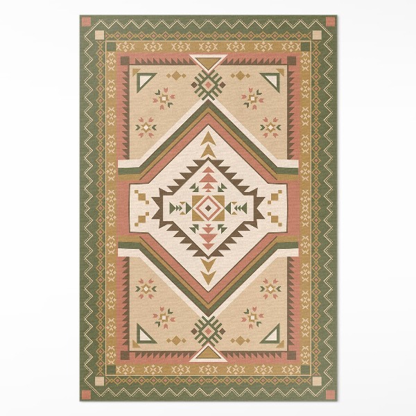 Dywan winylowy Hiszpańska geometria ornamentalny wzór