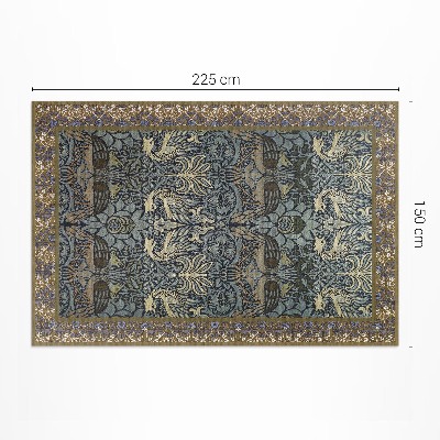 Dywan winylowy Paw i smok William Morris