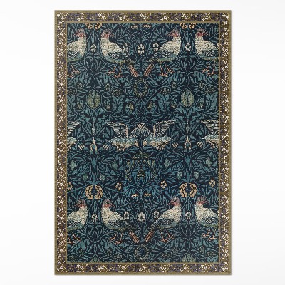 Dywan winylowy Ptak na polu William Morris